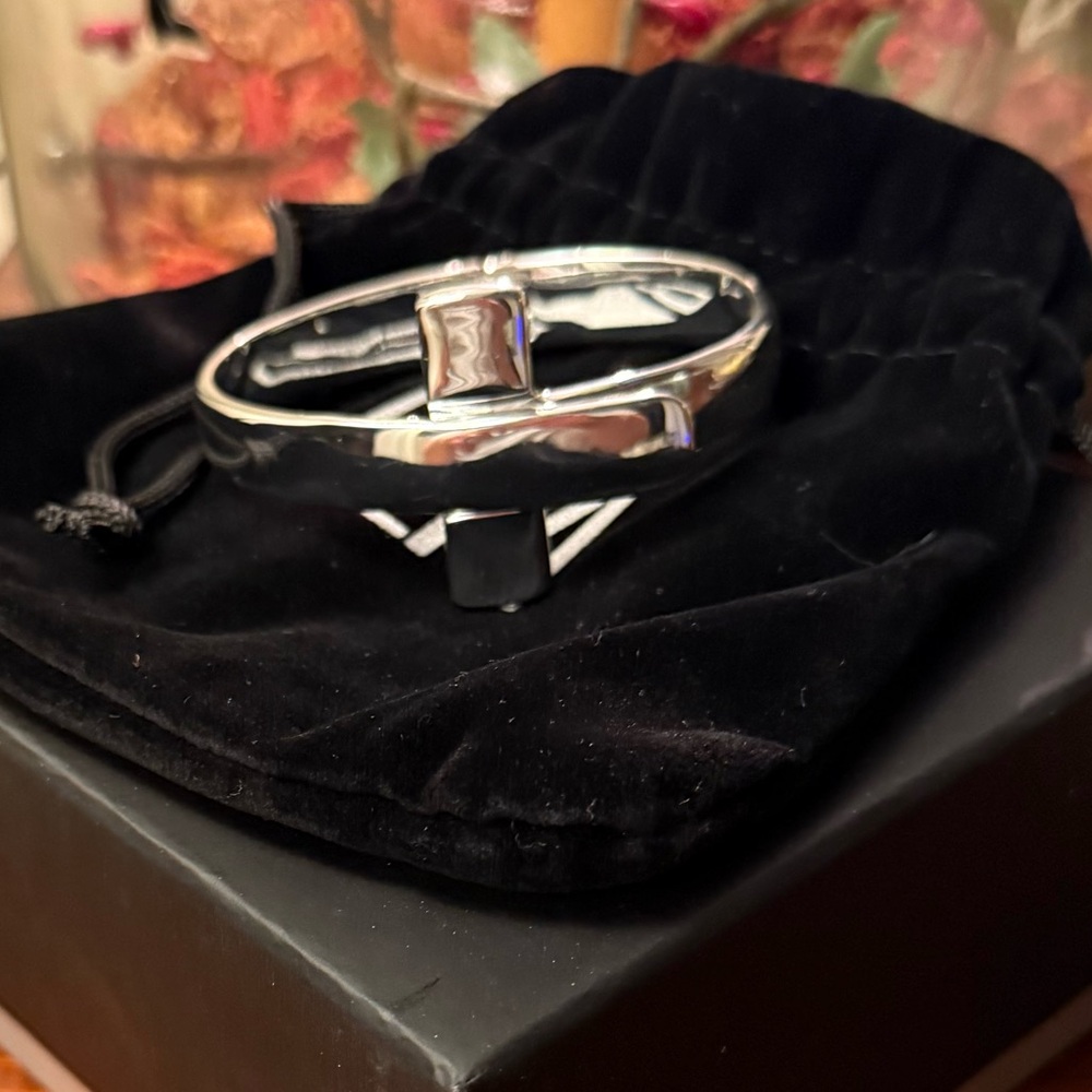 RLM Bronze Cross Hinged Bracelet Average